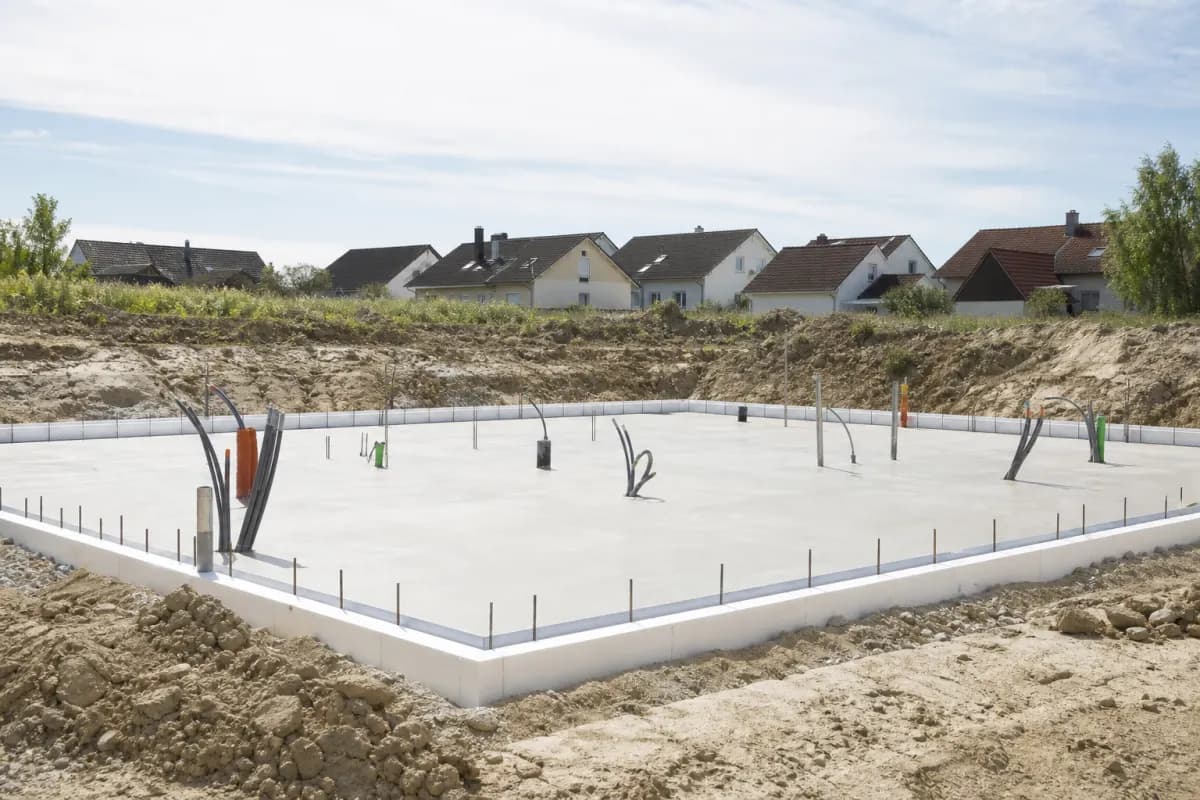 Keller oder Bodenplatte 2026: Beitragsbild zum Ratgeber von Baukostenplan.de